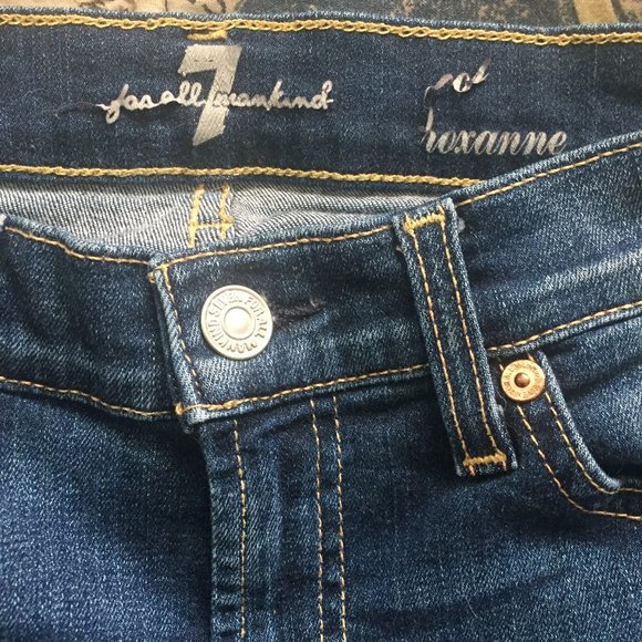 7 for all mankind crop roxanne jeans - Picture 8 of 13